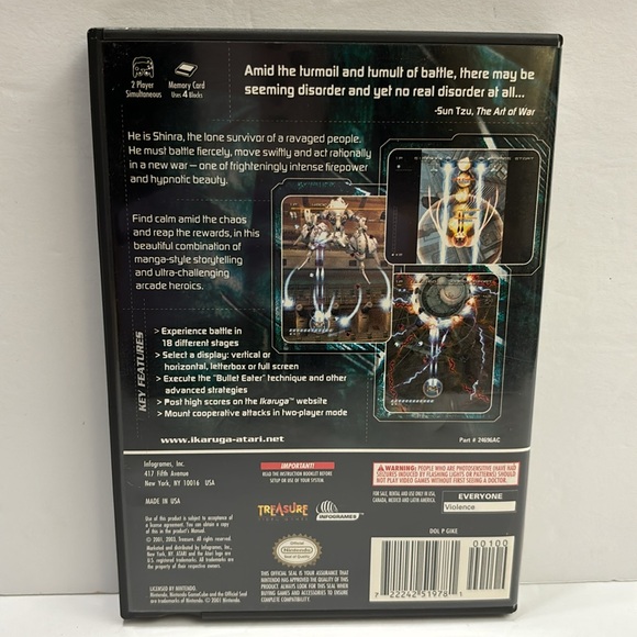 Ikaruga Nintendo GameCube Game - Picture 2 of 4